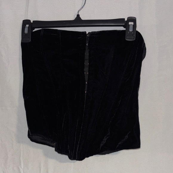 Zara velvet pant and bustier set - Picture 8 of 10